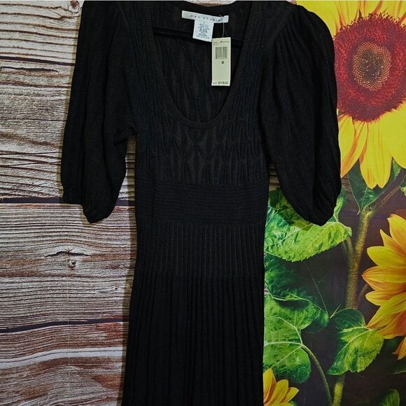 Max Studio sweater dress women's medium midi NWT - Picture 2 of 7